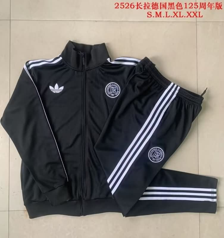 AAA(Thailand) Germany 2025 Black Soccer Tracksuit 02