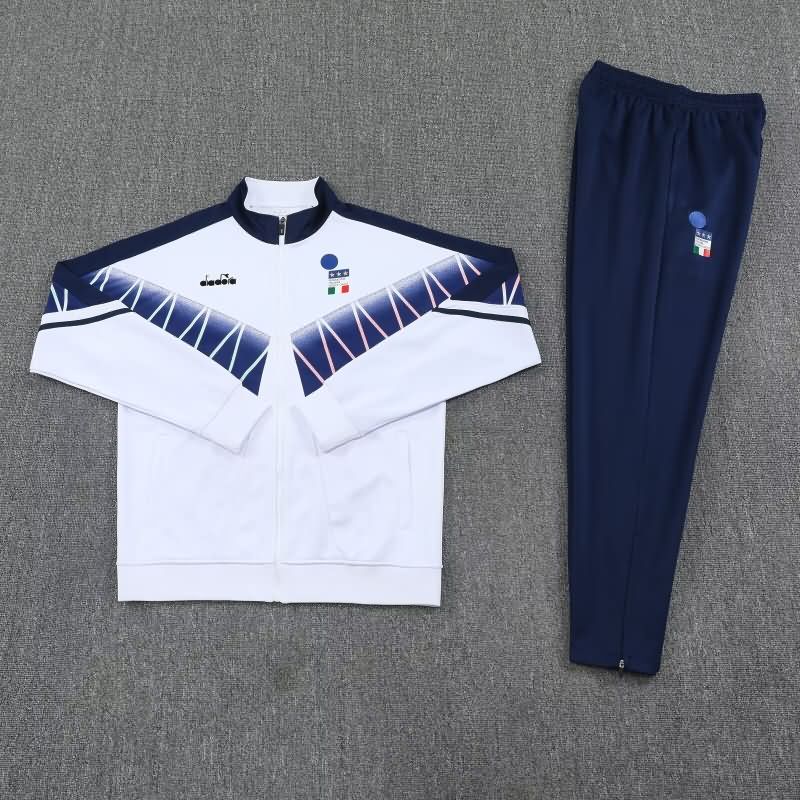 AAA(Thailand) Italy 2025 White Soccer Tracksuit