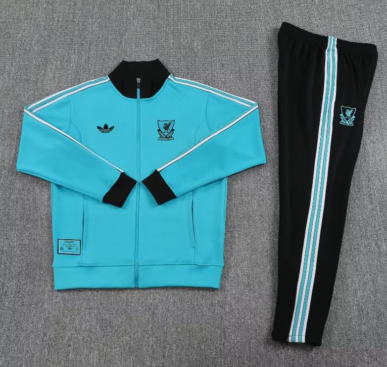 AAA(Thailand) Liverpool 25/26 Green Soccer Tracksuit 03