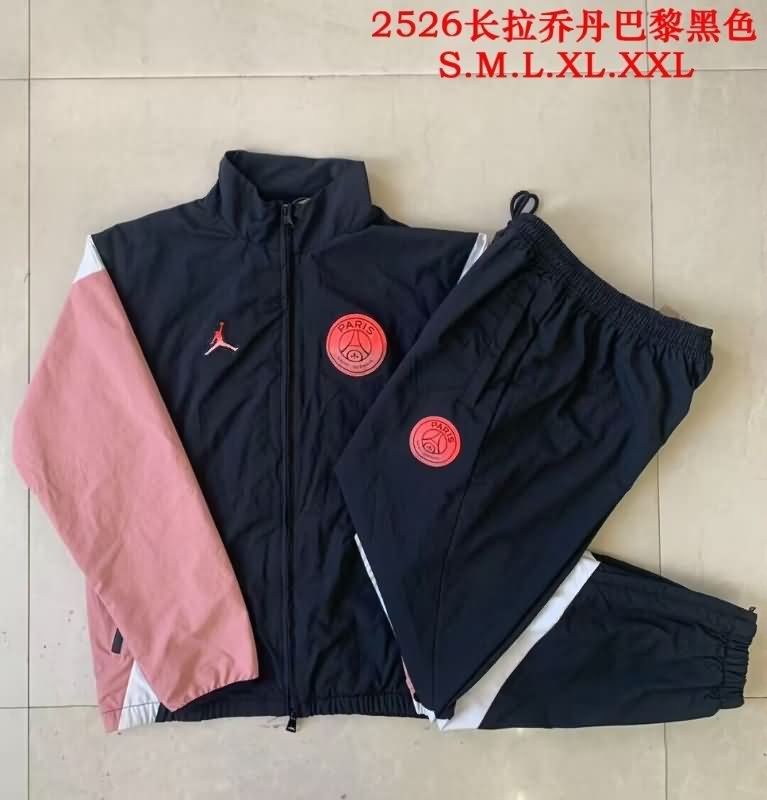 AAA(Thailand) Paris St Germain 25/26 Black Soccer Tracksuit 05