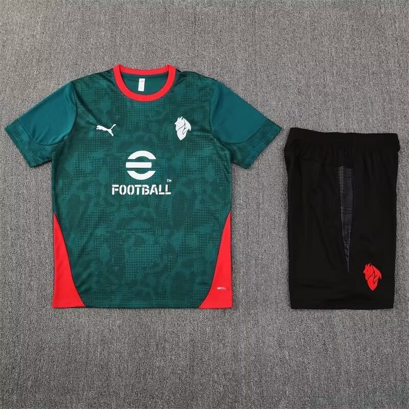 AAA(Thailand) AC Milan 25/26 Green Soccer Training Sets