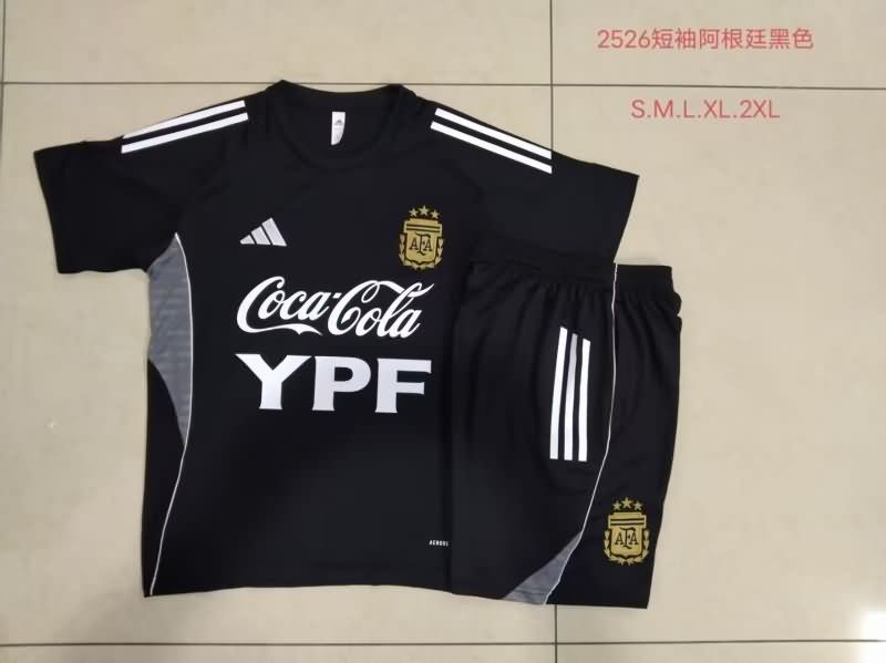 AAA(Thailand) Argentina 2025 Black Soccer Training Sets 02