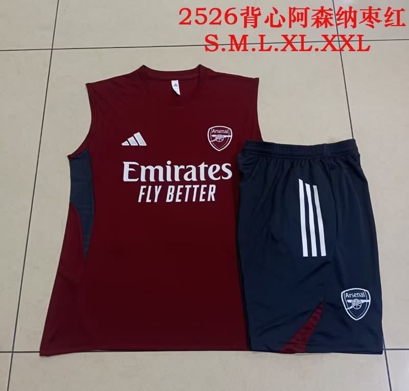 AAA(Thailand) Arsenal 25/26 Red Soccer Training Sets 05 AAA(Thailand) Arsenal 25/26 Red Soccer Training Sets 05