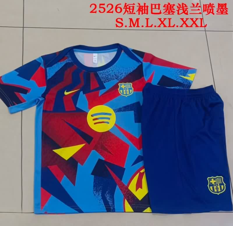 AAA(Thailand) Barcelona 25/26 Blue Red Soccer Training Sets AAA(Thailand) Barcelona 25/26 Blue Red Soccer Training Sets