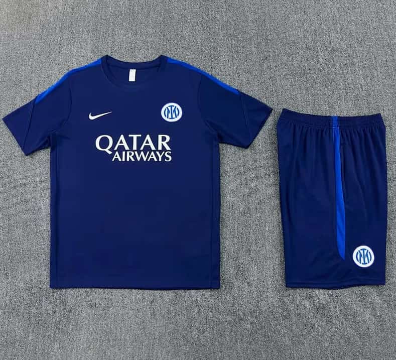AAA(Thailand) Inter Milan 25/26 Dark Blue Soccer Training Sets 03