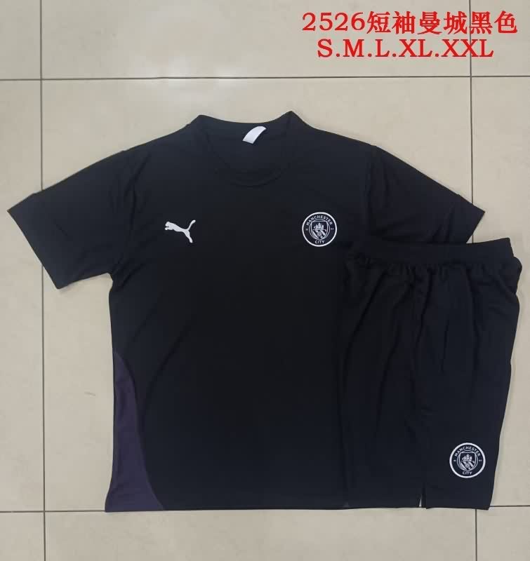 AAA(Thailand) Manchester City 25/26 Black Soccer Training Sets