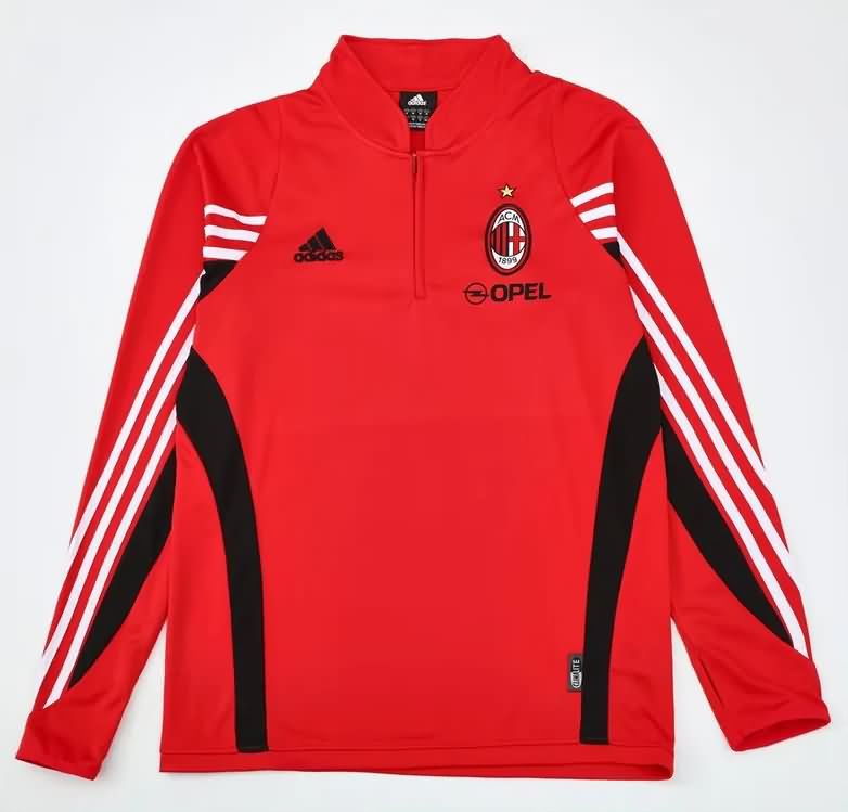 AAA(Thailand) AC Milan 2003/04 Red Soccer Sweater