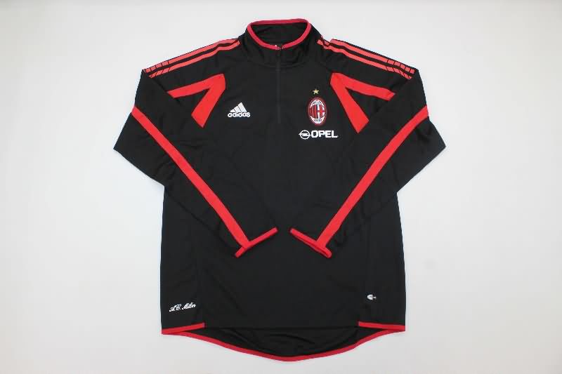 AAA(Thailand) AC Milan 2005/06 Black Soccer Sweater