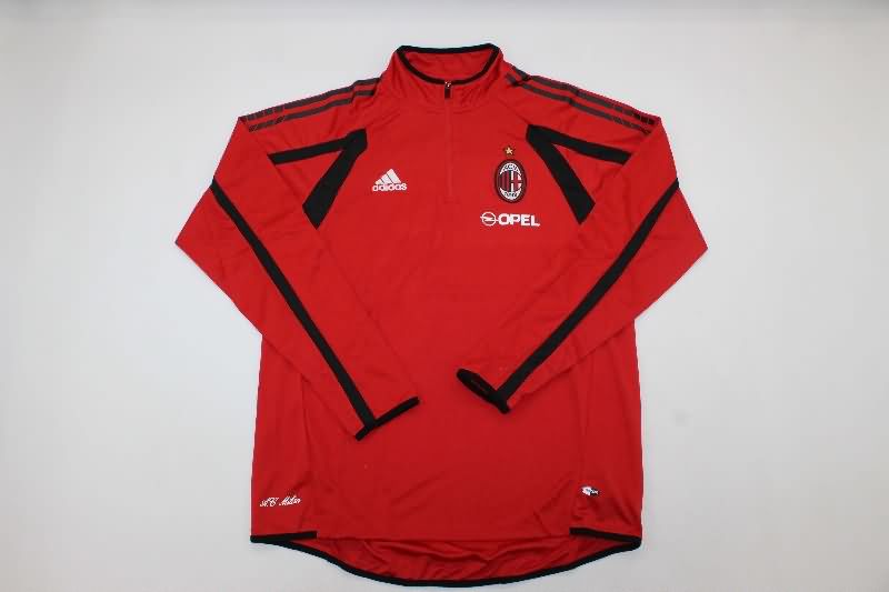 AAA(Thailand) AC Milan 2005/06 Red Soccer Sweater