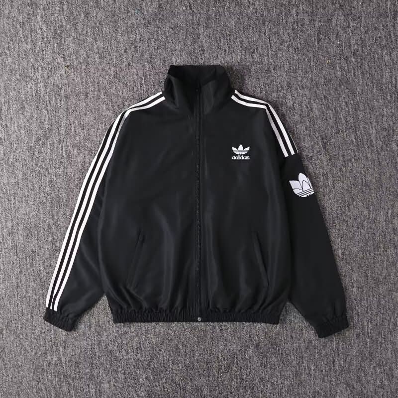 AAA(Thailand) Adidas 2025 Black Soccer Windbreaker