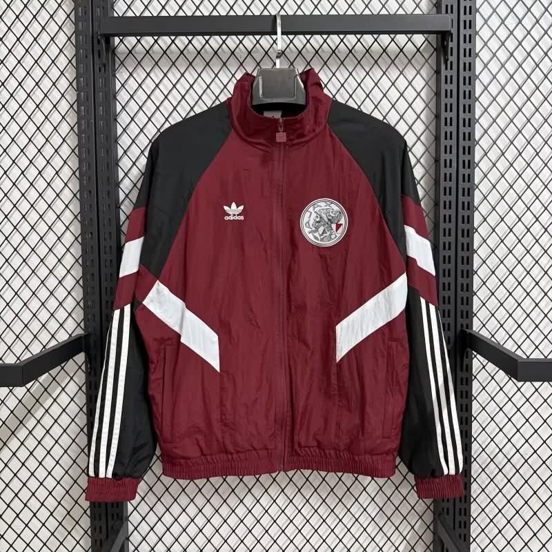 AAA(Thailand) Ajax 25/26 Red Soccer Windbreaker