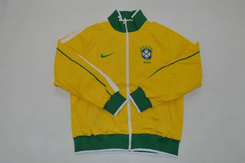 AAA(Thailand) Brazil 2025 Yellow Soccer Windbreaker
