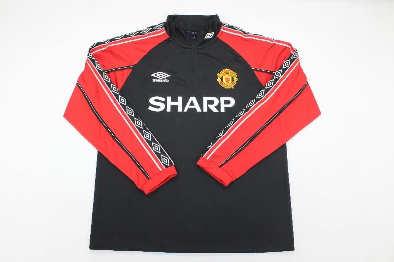 AAA(Thailand) Manchester United 1998/99 Black Soccer Sweater AAA(Thailand) Manchester United 1998/99 Black Soccer Sweater