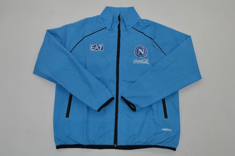 AAA(Thailand) Napoli 25/26 Blue Soccer Windbreaker