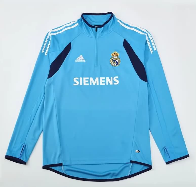 AAA(Thailand) Real Madrid 2005/06 Blue Soccer Sweater
