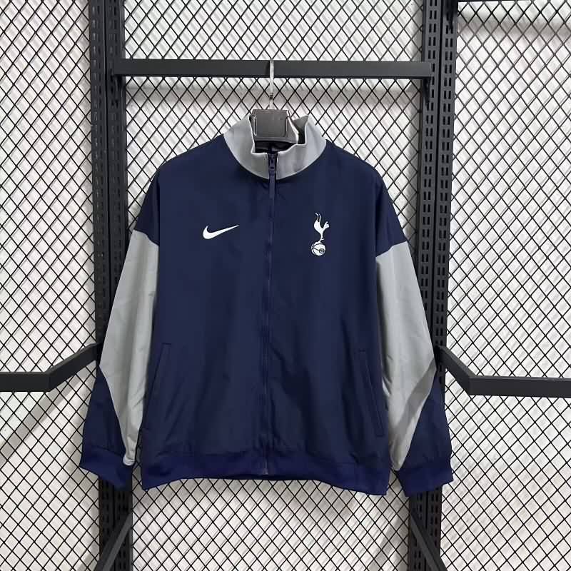 AAA(Thailand) Tottenham Hotspur 25/26 Dark Blue Soccer Windbreaker