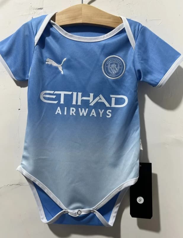 AAA(Thailand) Manchester City 26/27 Home Baby Soccer Jerseys