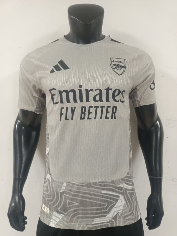AAA(Thailand) Arsenal 26/27 Goalkeeper Grey Soccer Jersey (Player)