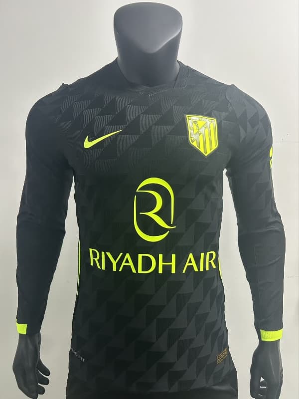 AAA(Thailand) Atletico Madrid 26/27 Away Long Sleeve Soccer Jersey(Player)