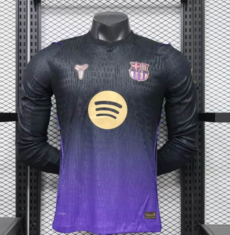 AAA(Thailand) Barcelona 26/27 Away Long Sleeve Soccer Jersey (Player) Leaked