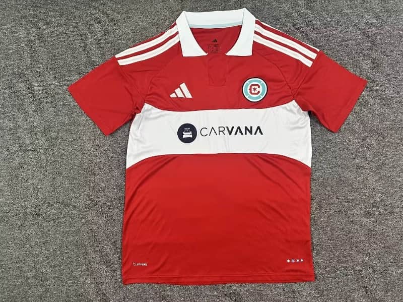 AAA(Thailand) Chicago Fire 2026 Home Soccer Jersey AAA(Thailand) Chicago Fire 2026 Home Soccer Jersey