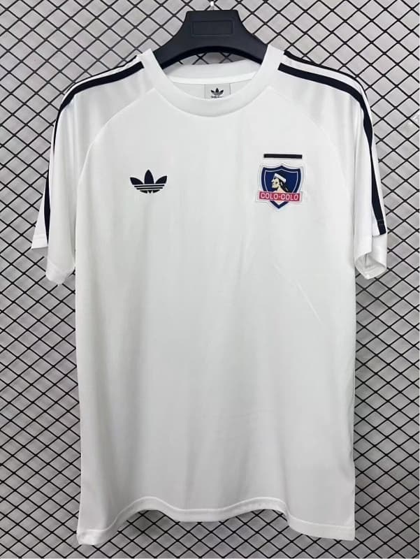 AAA(Thailand) Colo Colo 2026 White Soccer Jersey AAA(Thailand) Colo Colo 2026 White Soccer Jersey
