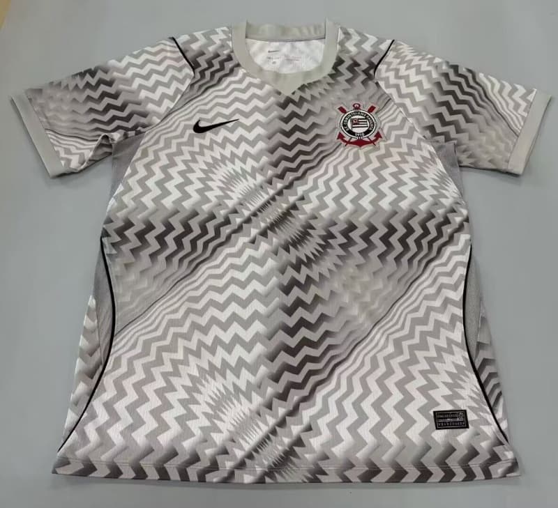 AAA(Thailand) Corinthians 2026 Goalkeeper Grey Soccer Jersey