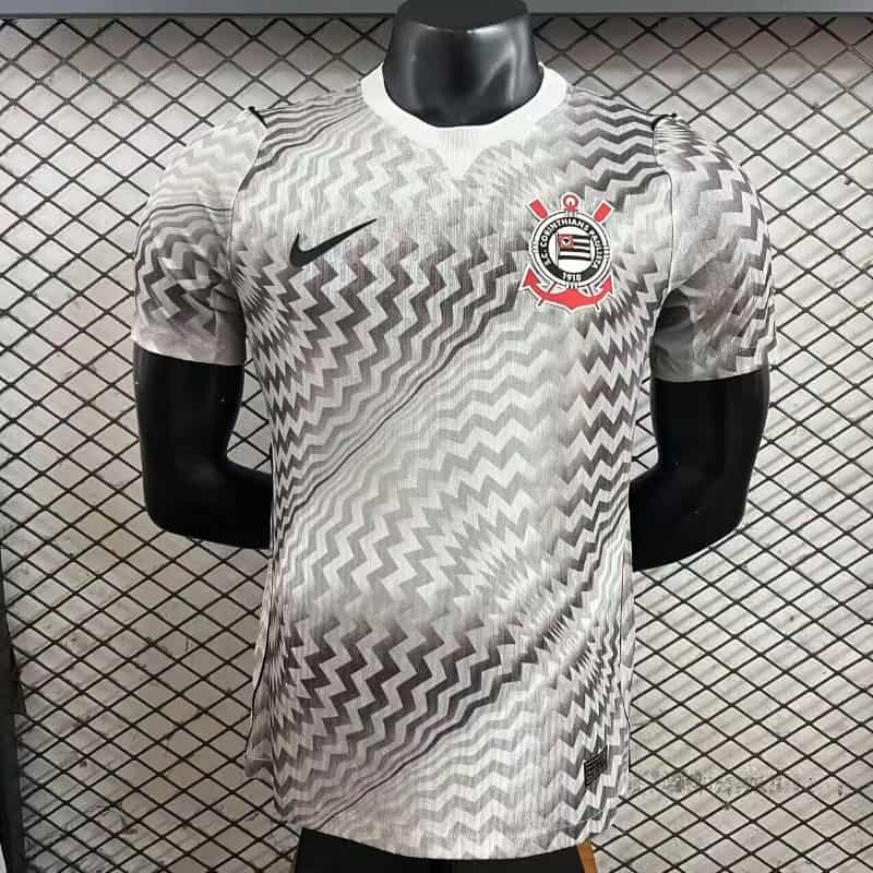 AAA(Thailand) Corinthians 2026 Goalkeeper Grey Soccer Jersey (Player)
