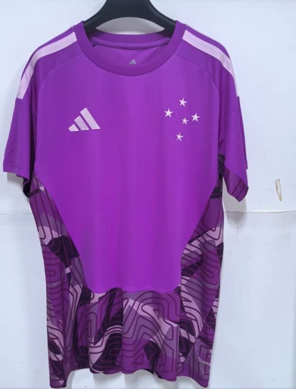 AAA(Thailand) Cruzeiro 2026 Goalkeeper Purple Soccer Jersey
