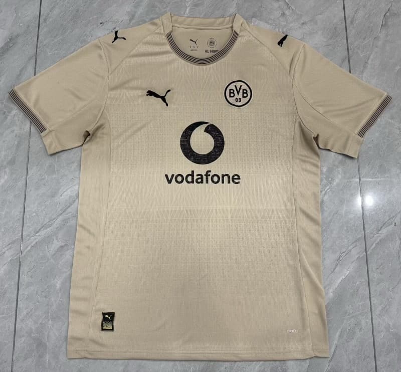 AAA(Thailand) Dortmund 26/27 Goalkeeper Light Yellow Soccer Jersey