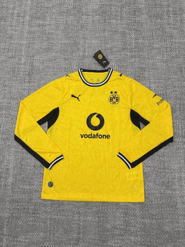 AAA(Thailand) Dortmund 26/27 Home Long Sleeve Soccer Jersey (Leaked)