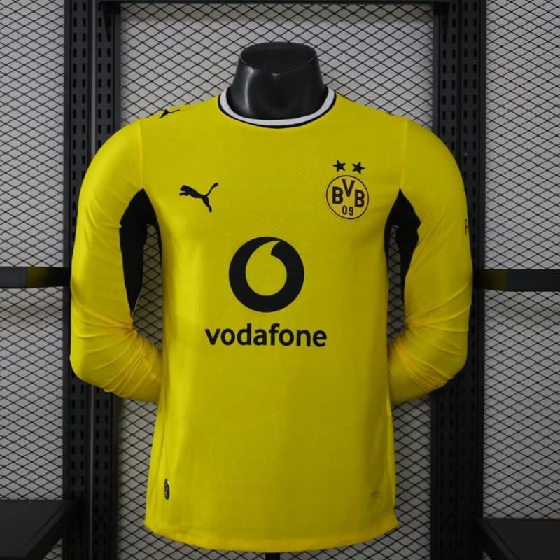 AAA(Thailand) Dortmund 26/27 Home Long Sleeve Soccer Jersey (Player) Leaked