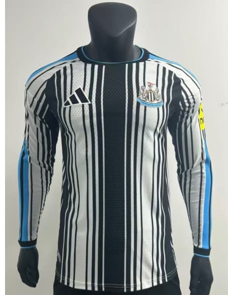 AAA(Thailand) Newcastle United 26/27 Home Long Sleeve Soccer Jersey (Player) Leaked