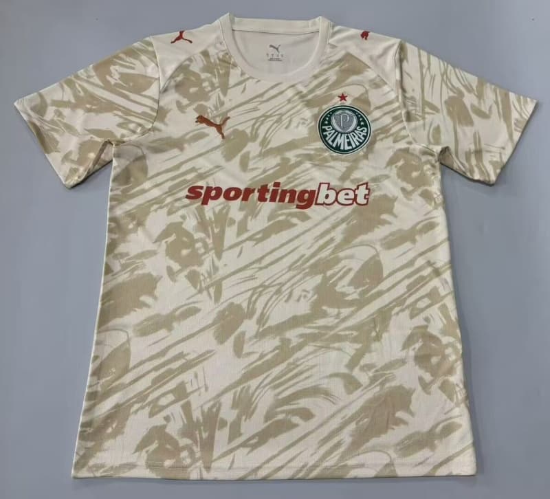 AAA(Thailand) Palmeiras 2026 Goalkeeper Light Yellow Soccer Jersey