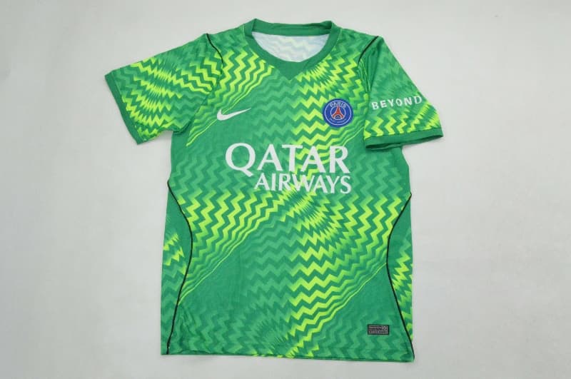 AAA(Thailand) Paris St German 26/27 Goalkeeper Green Soccer Jersey