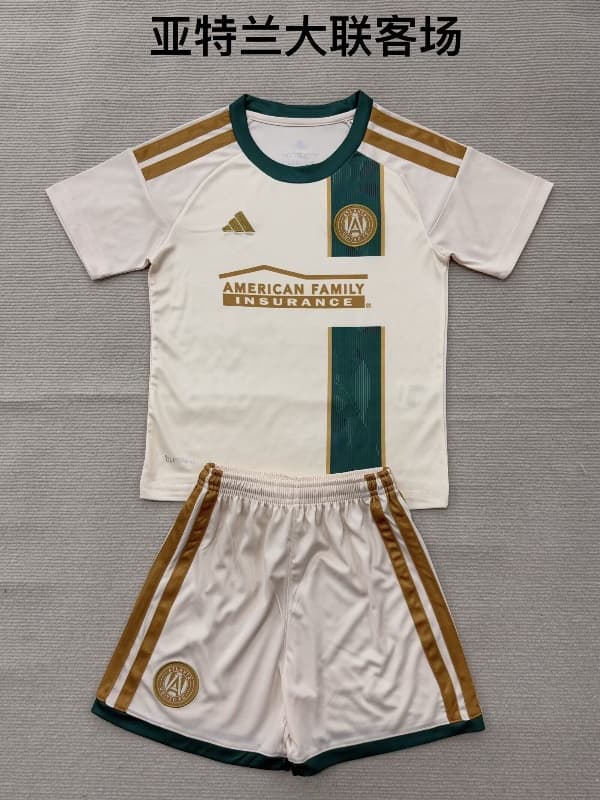 Atlanta United 2026 Kids Away Soccer Jersey And Shorts