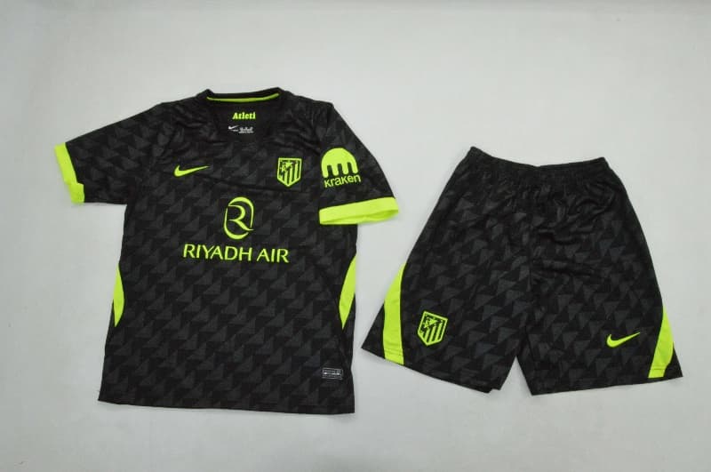 Atletico Madrid 26/27 Kids Away Soccer Jersey And Shorts
