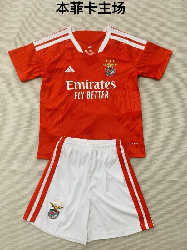 Benfica 26/27 Kids Home Soccer Jersey And Shorts