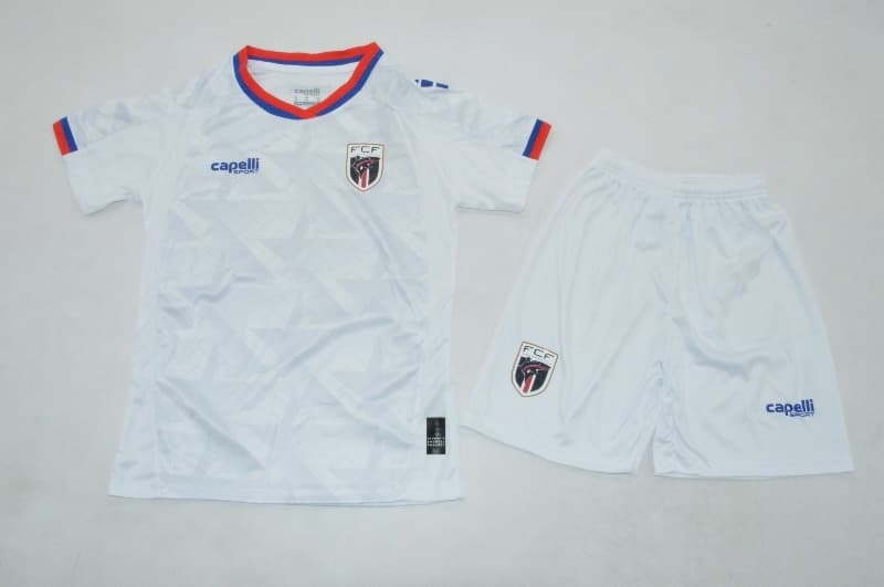 Cape Verde 2026 Kids World Cup Away Soccer Jersey And Shorts