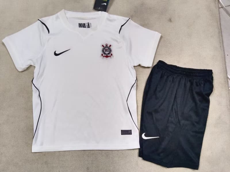 Corinthians 2026 Kids Home Soccer Jersey And Shorts