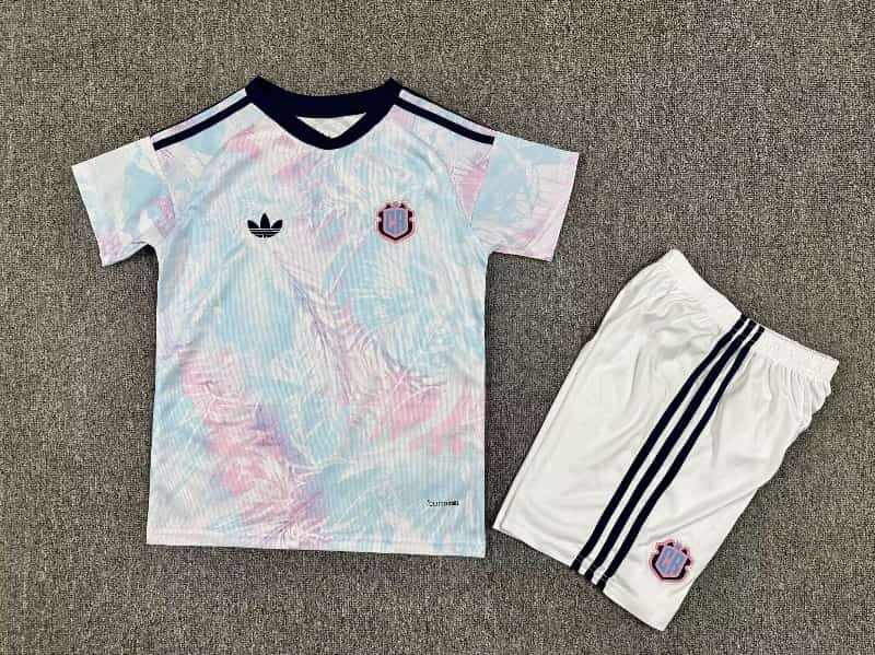 Costa Rica 2026 Kids World Cup Away Soccer Jersey And Shorts