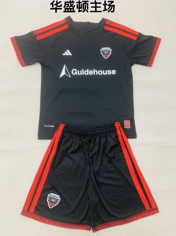 DC United 2026 Kids Home Soccer Jersey And Shorts