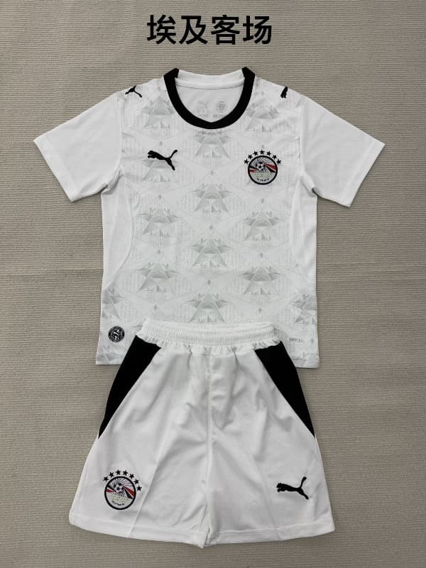 Egypt 2026 Kids World Cup Away Soccer Jersey And Shorts