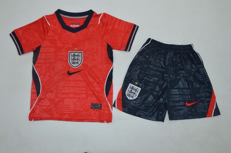 England 2026 Kids World Cup Away Soccer Jersey And Shorts