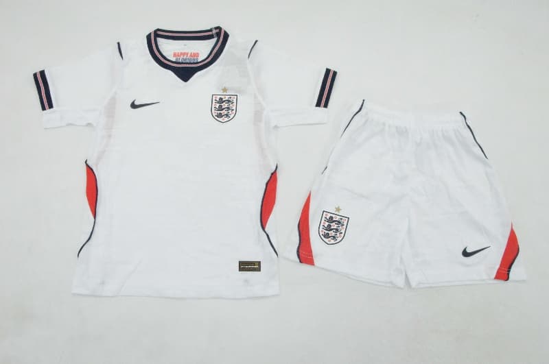 England 2026 Kids World Cup Home Soccer Jersey And Shorts (Player)