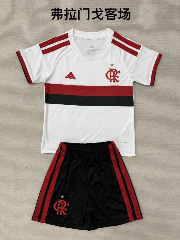 Flamengo 2026 Kids Away Soccer Jersey And Shorts