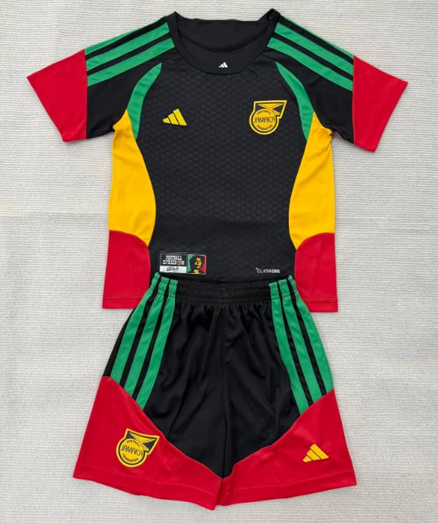 Jamaica 2026 Kids Training Soccer Jersey And Shorts