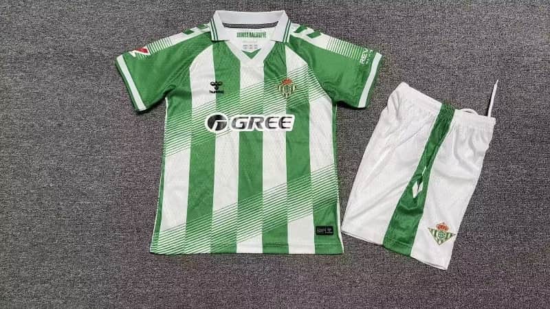 Real Betis 26/27 Kids Home Soccer Jersey And Shorts
