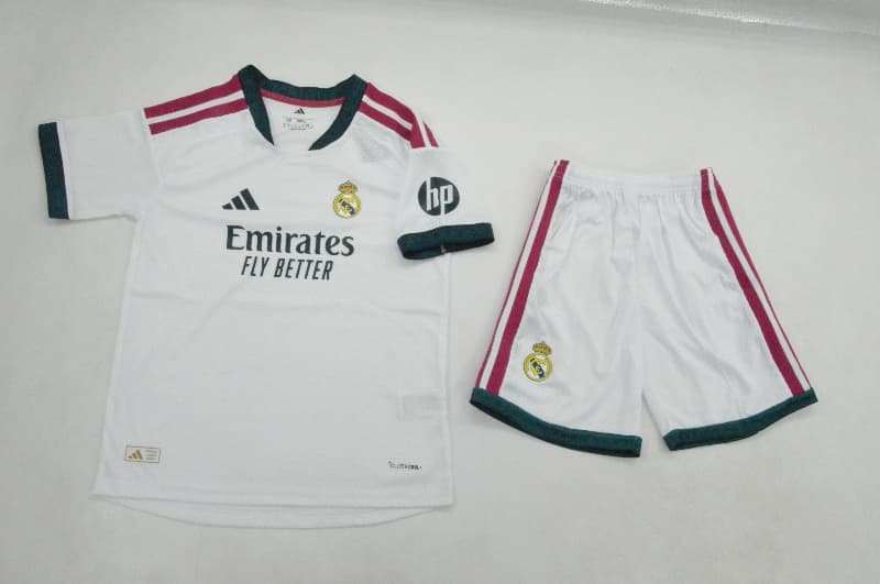 Real Madrid 26/27 Kids Home Soccer Jersey And Shorts (Player) Leaked