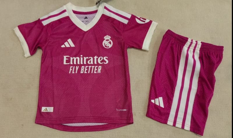 Real Madrid 26/27 Kids Third Soccer Jersey And Shorts (Player) Leaked